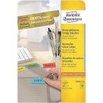 Gelbe Avery Zweckform ablösbare Etiketten DIN A4 aus Papier 