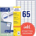 Weiße Avery Zweckform Universal-Etiketten & Mehrzweck-Etiketten DIN A4 aus Papier 