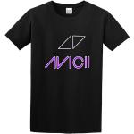 Avicii Dj Logo O Neck Men Shirt T-Shirts & Hemden(X-Large)