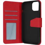 Rote iPhone 14 Hüllen Art: Flip Cases aus Rindsleder 