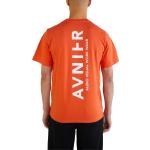 Orange Streetwear Bio T-Shirts für Herren Größe S für den für den Herbst 