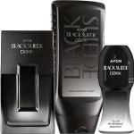 AVON Black Suede Dark Parfum-Set 3-teilig männlich