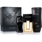 Avon Black Suede EDT Gift Set EDT Rolle auf & Hair & Body Wash Marke New