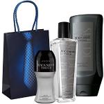Avon Set Black Suede Touch Parfümierte Deospray in Glasflakon + Shampoo&Duschgel + Deoroller