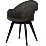 Schwarze Moderne Vincent Sheppard Loom Stühle aus Massivholz mit Armlehne Breite 50-100cm, Höhe 0-50cm, Tiefe 50-100cm 4-teilig 