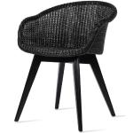 Schwarze Moderne Vincent Sheppard Loom Stühle lackiert aus Massivholz mit Armlehne Breite 50-100cm, Höhe 0-50cm, Tiefe 50-100cm 4-teilig 