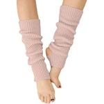 Reduzierte Pinke Stiefelstulpen für Damen für den für den Winter 