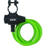 AXA 1X Kabelschloss Zipp Spiralkabelschloss, grün, 12 x 10 x 10 cm