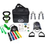 AXI Fitness Bag Fitnessmaterial mit Tragetasche | U.a. Widerstandsbänder, Widerstandskabel, Kettlebells & Springseil | Fitness Material / Fitnessbänder Set für Zuhause