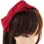 Rote Elegante Haarreifen aus Kunststoff handgemacht für Damen 