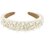 Elegante Gepolsterte Haarreifen mit Perlen aus Stoff für Damen 