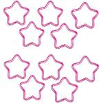 Rosa Sterne Fake Piercings aus Chirurgenstahl für Herren zum Jubiläum 