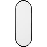 Anthrazitfarbene Skandinavische AYTM Ovale Badspiegel & Badezimmerspiegel aus Eisen 