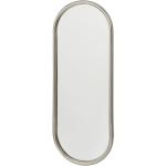 Silberne Skandinavische AYTM Ovale Badspiegel & Badezimmerspiegel aus Eisen 