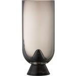 Schwarze 18 cm AYTM Vasen & Blumenvasen 18 cm aus Glas 