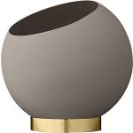Taupefarbene 17 cm AYTM Globe Runde Pflanzkübel & Blumentöpfe Indoor 