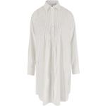 Reduzierte Weiße Shirtkleider aus Baumwolle für Damen Größe M 