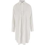 Reduzierte Weiße Shirtkleider aus Baumwolle für Damen Größe S 
