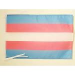 AZ FLAG Flagge Regenbogen Transgender 45x30cm mit Kordel - INTERSEXUELLE Fahne 30 x 45 cm - flaggen Top Qualität