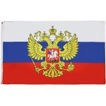 Russland Flaggen & Russland Fahnen mit Tiermotiv aus Polyester 