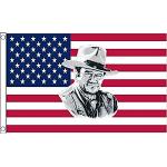 AZ FLAG Flagge USA MIT John Wayne 150x90cm - VEREINIGTEN Staaten VON Amerika Fahne 90 x 150 cm - flaggen Top Qualität