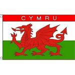 Wales Flaggen & Wales Fahnen aus Polyester 