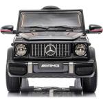 Schwarze Mercedes Benz Merchandise Elektroautos für Kinder 