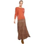 Orange Unifarbene Oversize Langärmelige Heine Kaschmir-Pullover aus Kaschmir für Damen für den für den Herbst 