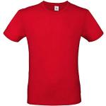 Rote B&C T-Shirts für Herren Größe M 