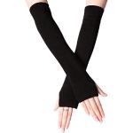 Schwarze Fingerlose Handschuhe & Halbfinger-Handschuhe für Herren Einheitsgröße für den für den Sommer 