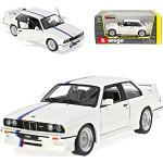Weiße BMW Merchandise M3 E30 Modellautos & Spielzeugautos aus Metall 