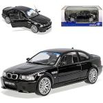 Schwarze BMW Merchandise M3 E46 Modellautos & Spielzeugautos aus Metall 