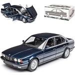 Dunkelblaue BMW Merchandise 5er E34 Modellautos & Spielzeugautos aus Metall 