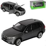 Graue BMW Merchandise X5 Modellautos & Spielzeugautos aus Metall 