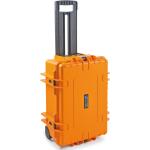 Oranges Kofferzubehör aus Kunststoff mit Teleskopgriff für Herren 