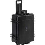 B&W Typ 6800, Koffer schwarz, herausnehmbarer, gepolsterter Koffereinsatz aus Gewebematerial