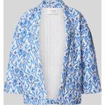 Hellblaue B.YOUNG Wachsjacken aus Baumwolle für Damen Größe S 