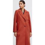 Rote Unifarbene B.YOUNG Wollmäntel aus Wolle für Damen Größe XS 