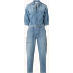 Indigofarbene Unifarbene BA&SH Jeansoveralls aus Baumwolle für Damen Größe XS - versandkostenfrei 