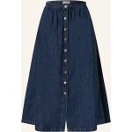 Blaue BA&SH Röcke mit Knopfleiste aus Baumwolle für Damen Größe XS 