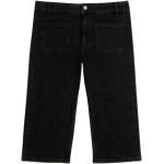 Reduzierte Schwarze BA&SH Bio Jeans-Bermudas mit Reißverschluss aus Denim für Damen Größe XS für den für den Sommer 