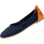 Baabuk Damen Wool Ballerina Schuhe (Größe 40, blau)