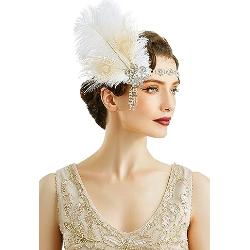 BABEYOND 1920s Stirnband Damen Gatsby Kostüm Acces