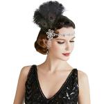 BABEYOND 1920s Feder Stirnband 20er Jahre Stil Art Deco Flapper Haarband Great Gatsby Stirnband Damen Kostüm Accessoires