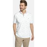 Weiße Bestickte Elegante Babista Herrenpoloshirts & Herrenpolohemden mit Knopf aus Baumwolle Übergrößen für den für den Sommer 