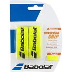 Babolat Badminton Basis Griffband Sensation 2er Packung in verschiedenen tollen Farben (gelb)