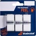 Babolat Pro Response Overgrip 3er-Pack ONE-SIZE Weiß