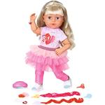 BABY born Sister Play & Style, Puppe mit Haaren und 6 Funktionen für Kinder ab 4 Jahren, funktioniert ohne Batterie, 835401 Zapf Creation