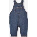 Dunkelblaue Vertbaudet Jeans-Latzhosen für Kinder aus Baumwolle für Babys Größe 68 