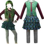 Grüne Genshin Impact Cosplay-Kostüme aus Polyester für Kinder 